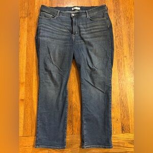 Gold Signature Levi Strauss totally shaping straight blue jeans size 22S
 #11